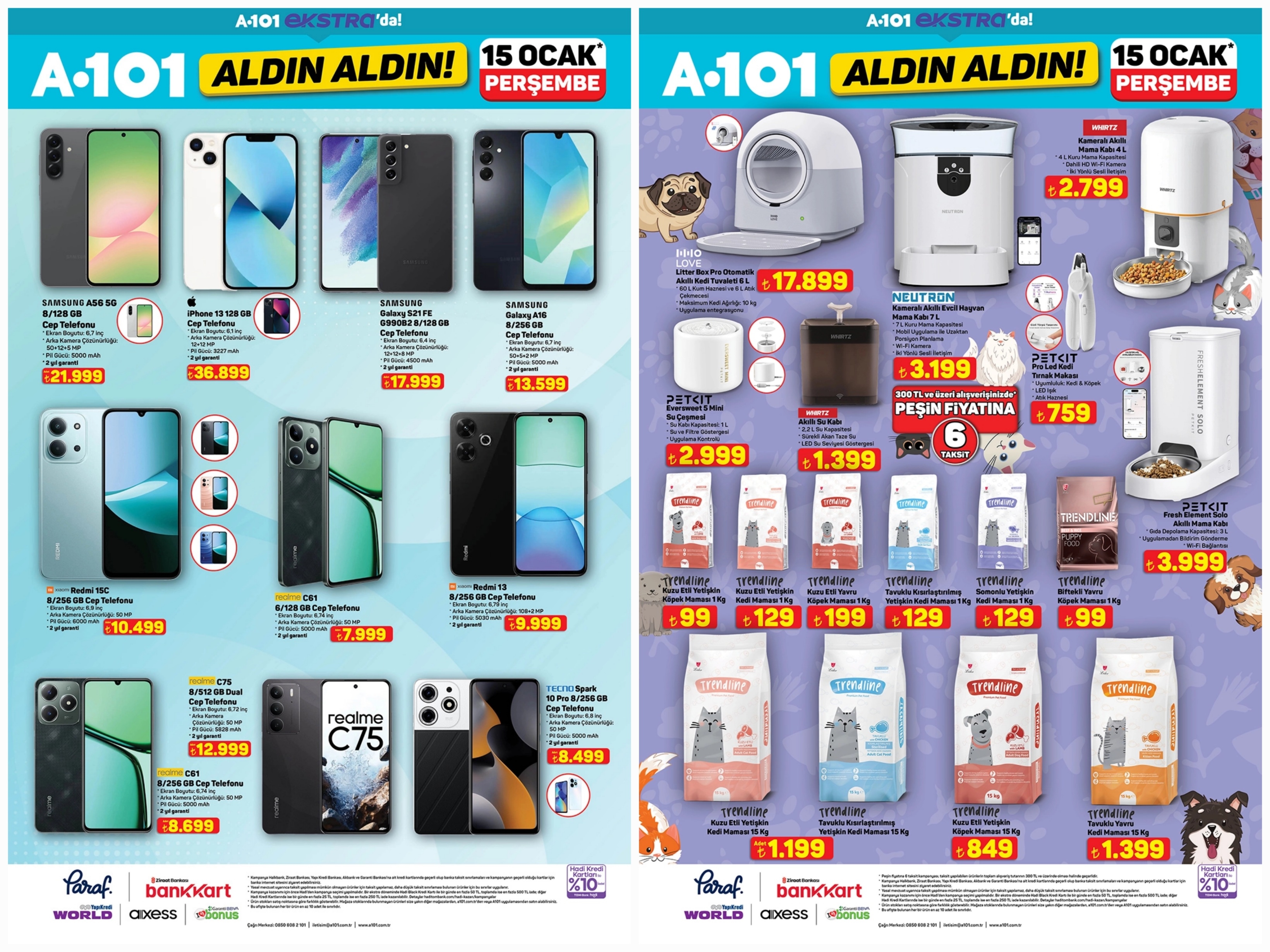 Преглед на паметните домашни миленичиња и уреди во A101 Ekstra технолошкиот каталог