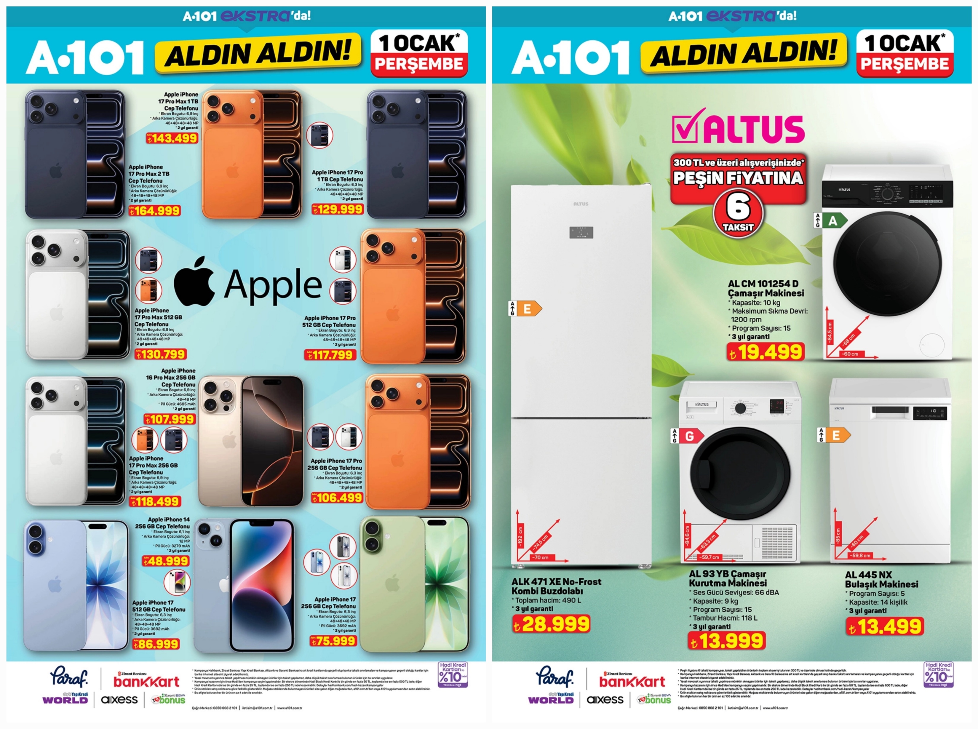 A101 Ekstra: Новата година започнува со iPhone 17 Pro серијата (Цените од 1 јануари)