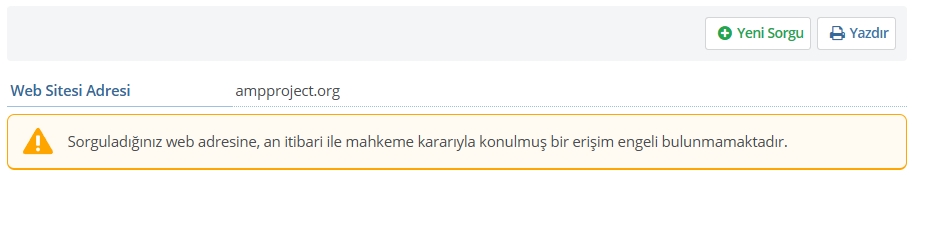 Укинување на AMP ограничувањето: ТФФ и амппроект.org Тековен статус на пристап