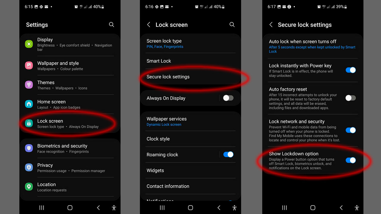 Android Заклучување: Од Биометриска Безбедност до Защита со Шифра