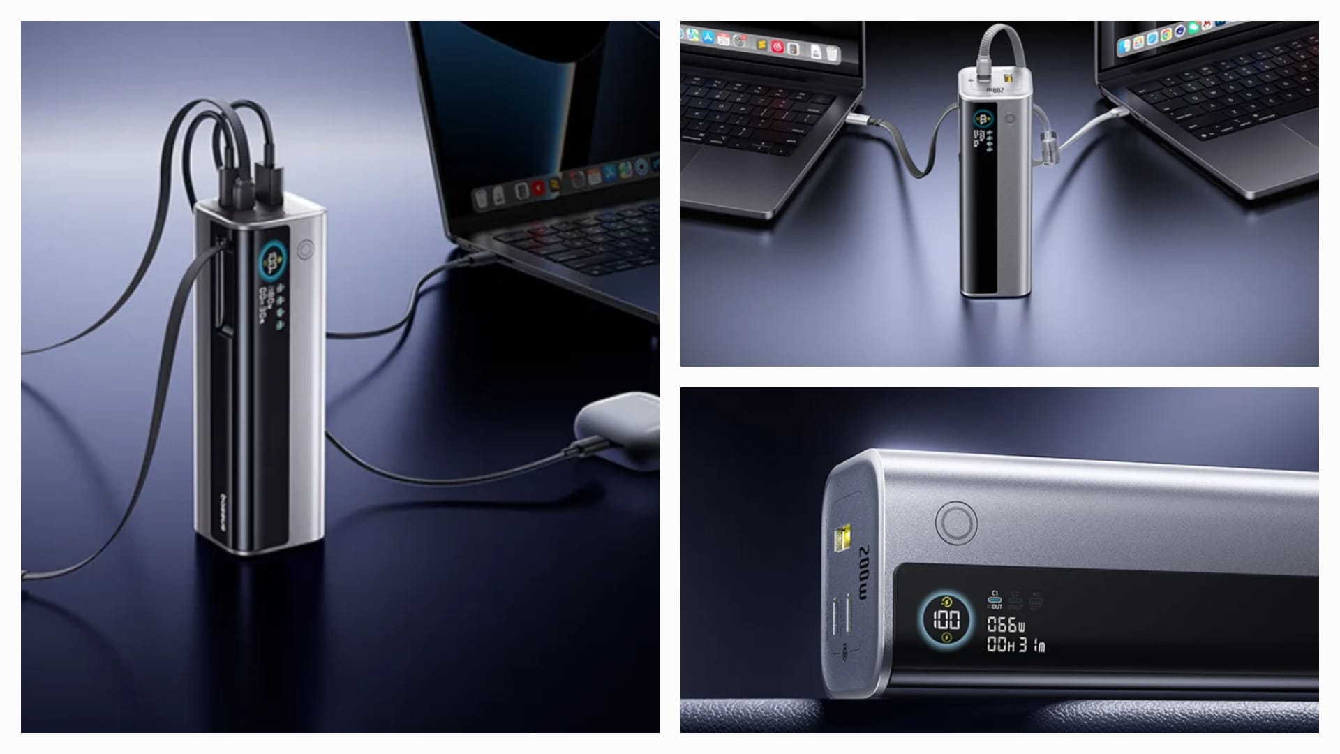 Baseus EnerGeek GR11: Мултифункционална станица со вградени кабли