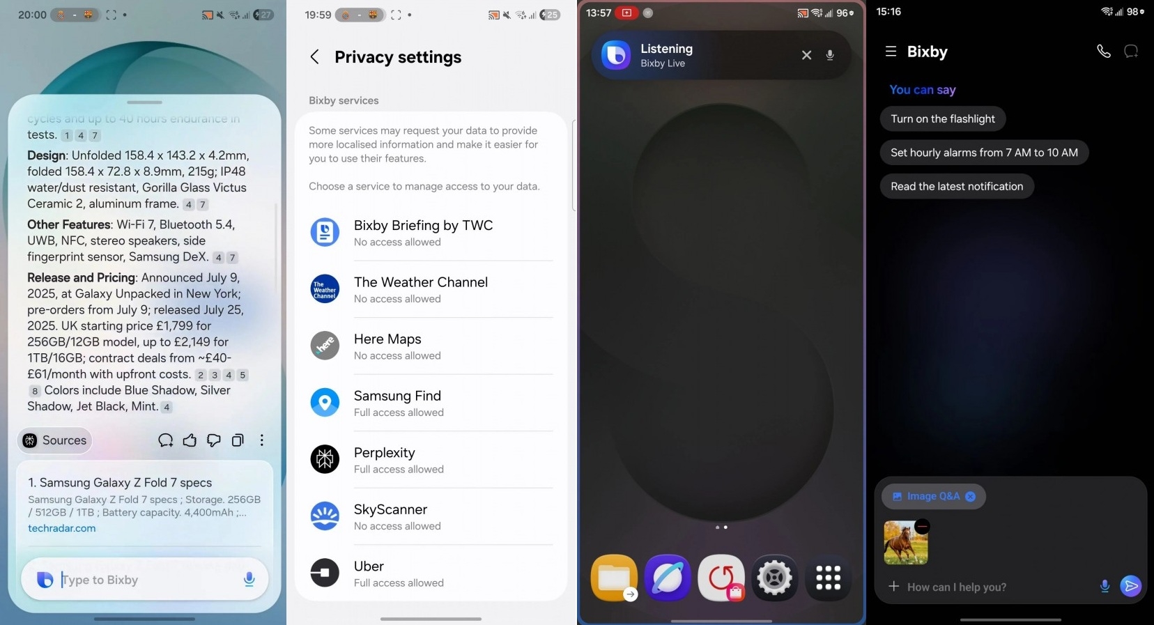 Интеграции на вештачка интелигенција што ги собираат сите податоци во еден систем со ажурирањето на Bixby со One UI 8.5