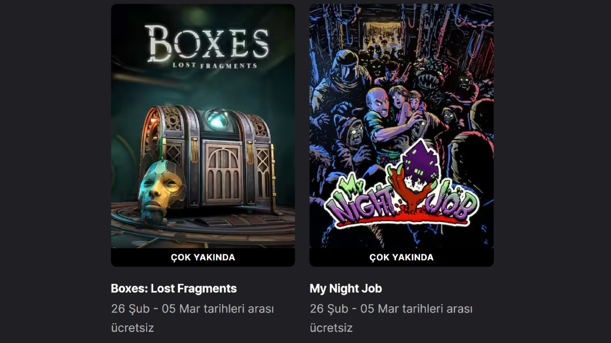 Во Epic Games Store оваа недела бесплатни игри: Boxes: Lost Fragments и My Night Job