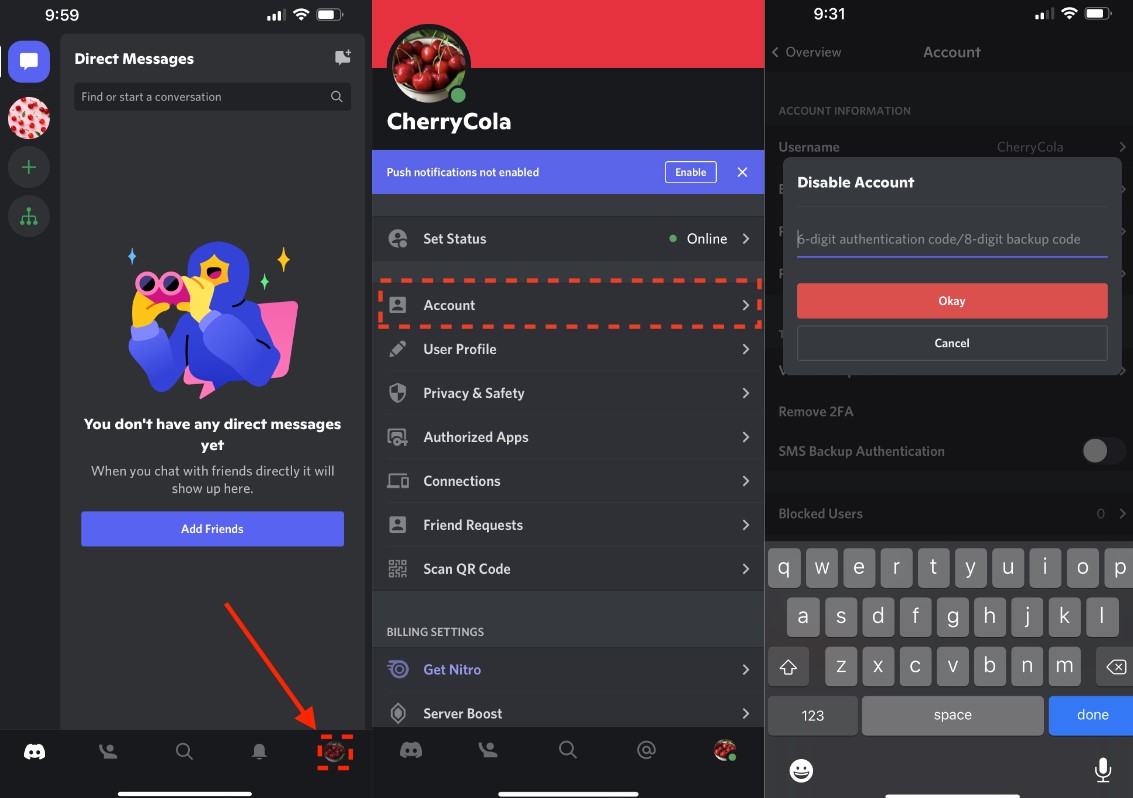 Како да деактивирате или избришете профил на Discord: водич за 2023 година