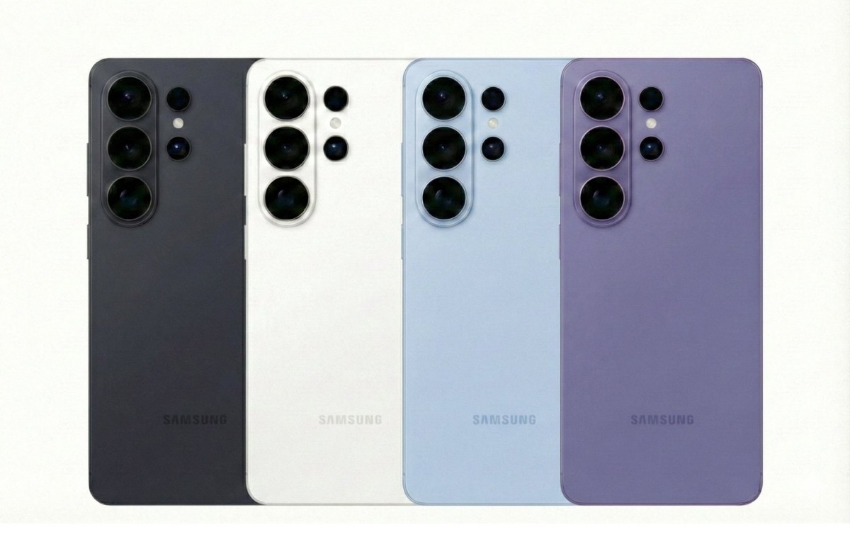 Galaxy S26 Ultra Опции на Бои и Карактеристики: Црна, Бела, Сина и Виолетова со детали за четири бои