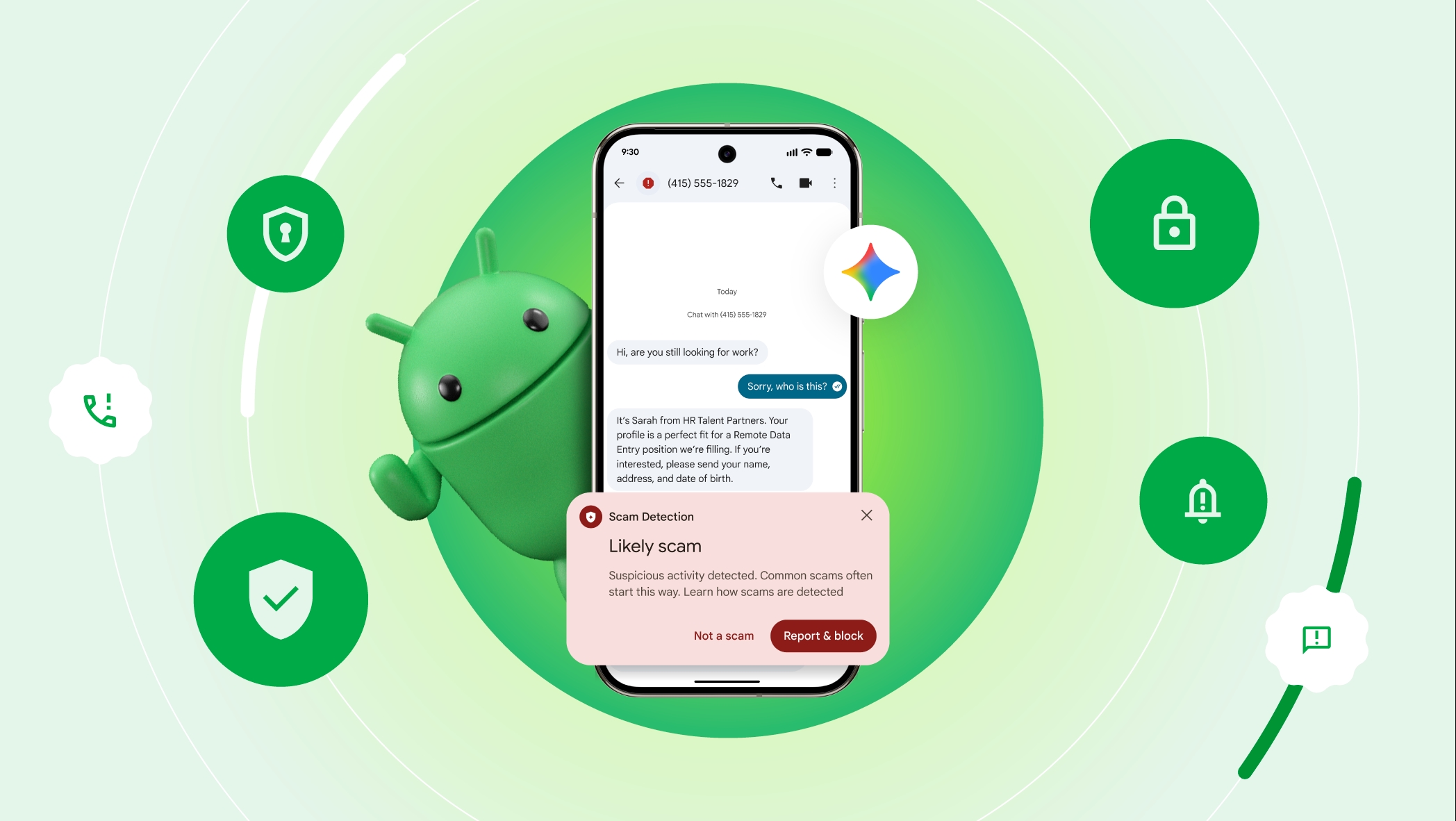 Gemini со проширување на уредникот за карактеристики на Android: Повеќекратни автоматизации и безбедносни интеграции