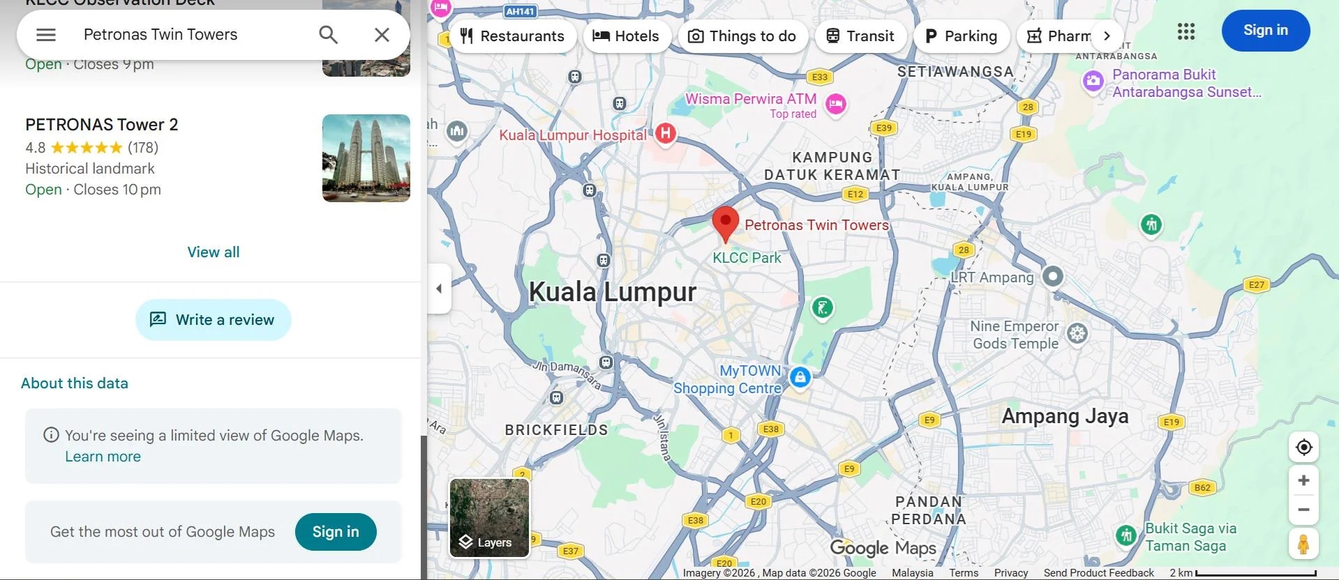 Ограничен режим на прикажување во Google Карти: пристап до содржина без најавување и ограничувања