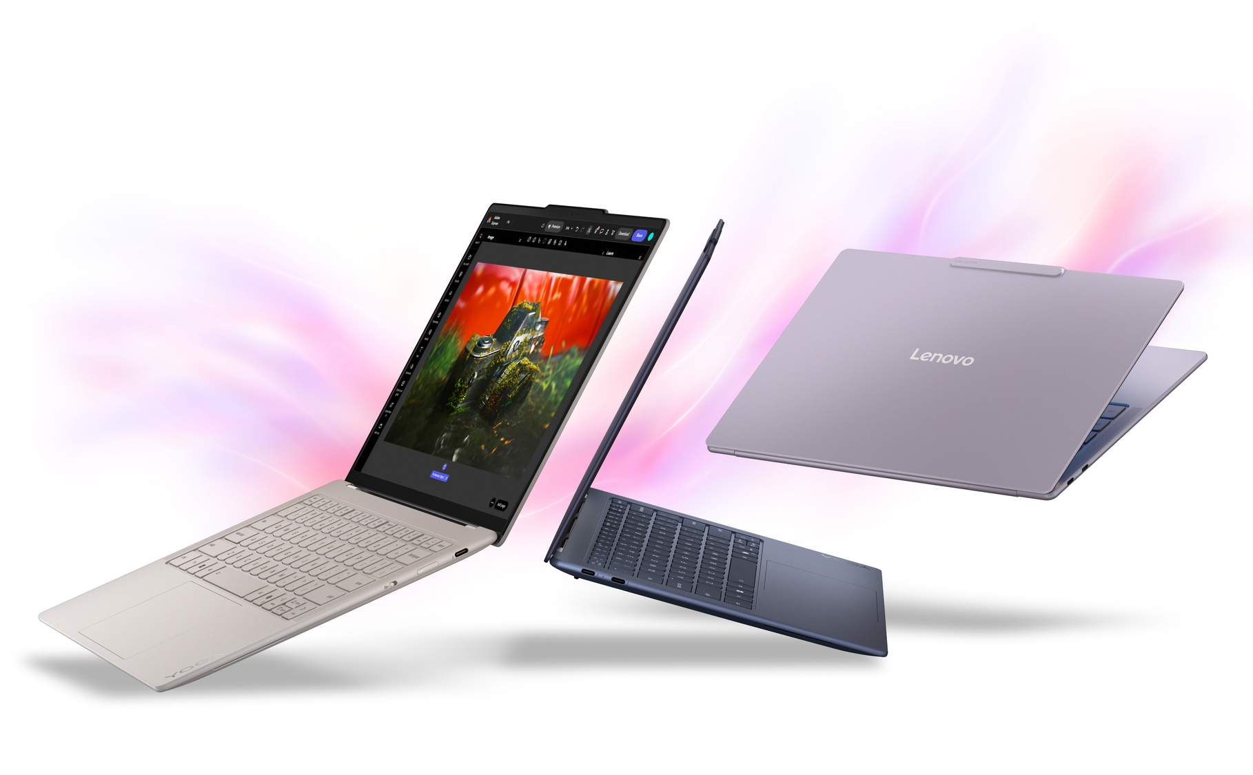 Lenovo Yoga Slim 7i Ultra Aura Edition: Елегантен дизајн со врвна перформанса и ултра светел OLED