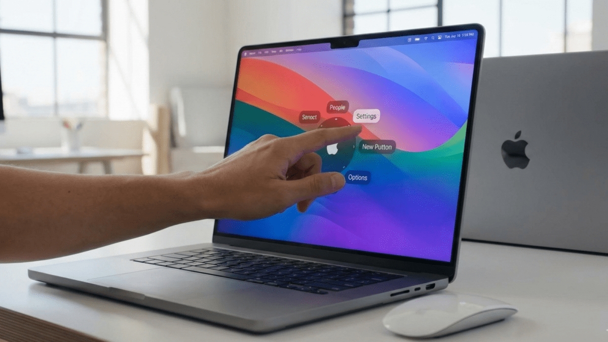 Нова патека за OLED MacBook Pro со дополнителни функции: Dynamic Island и macOS допири