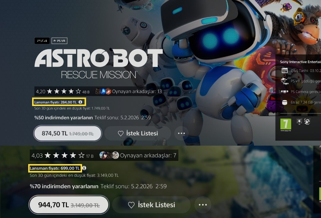 Корак надолу кон видливоста на цените со лансирање цена во PlayStation Store