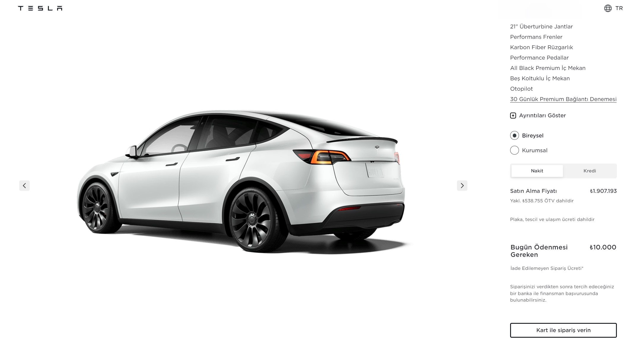 Tesla Model Y Турски ажурирања на цени и детали за испорака