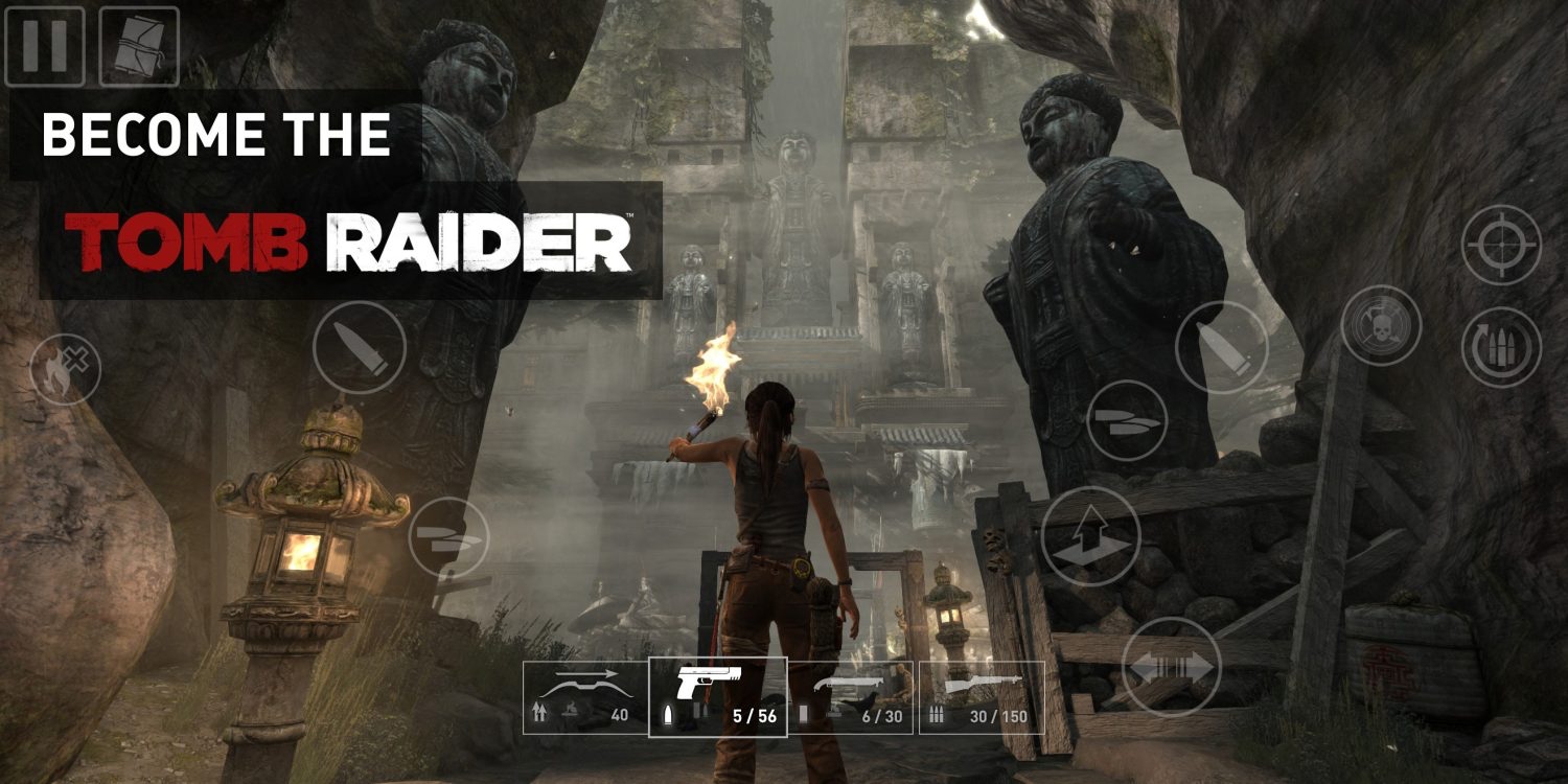 Tomb Raider 30. годишнина Одбележување, повторен почеток на мобилна: Feral Interactive со 120 FPS и мултифункционални контроли