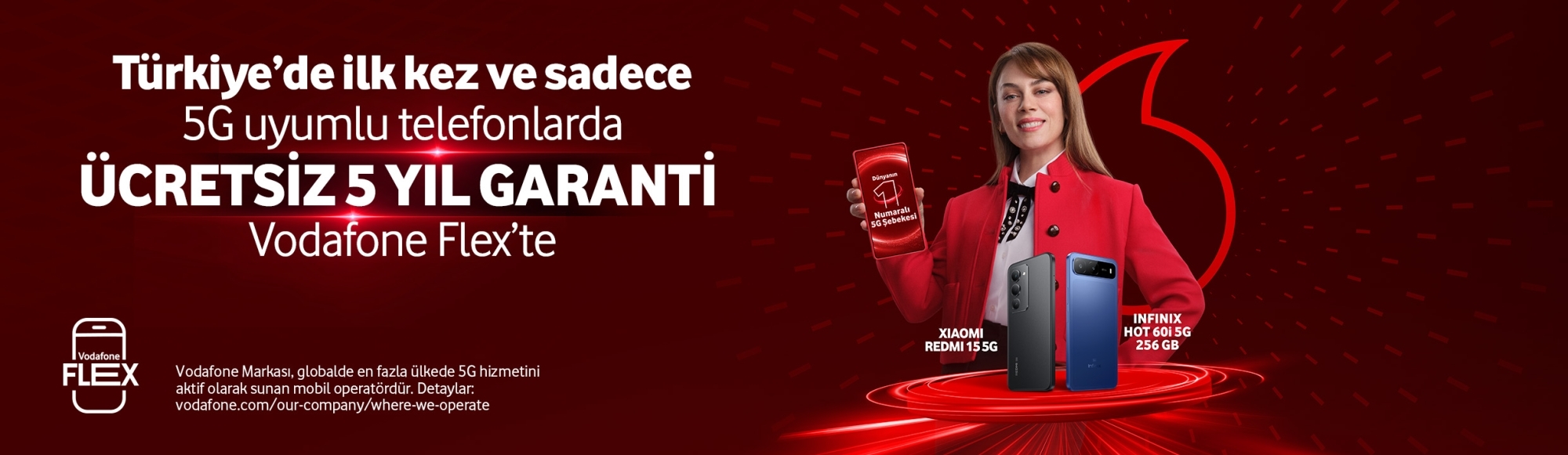 Vodafone 5G Подготовки и информативна кампања со Memnunbüs за домашниот пазар