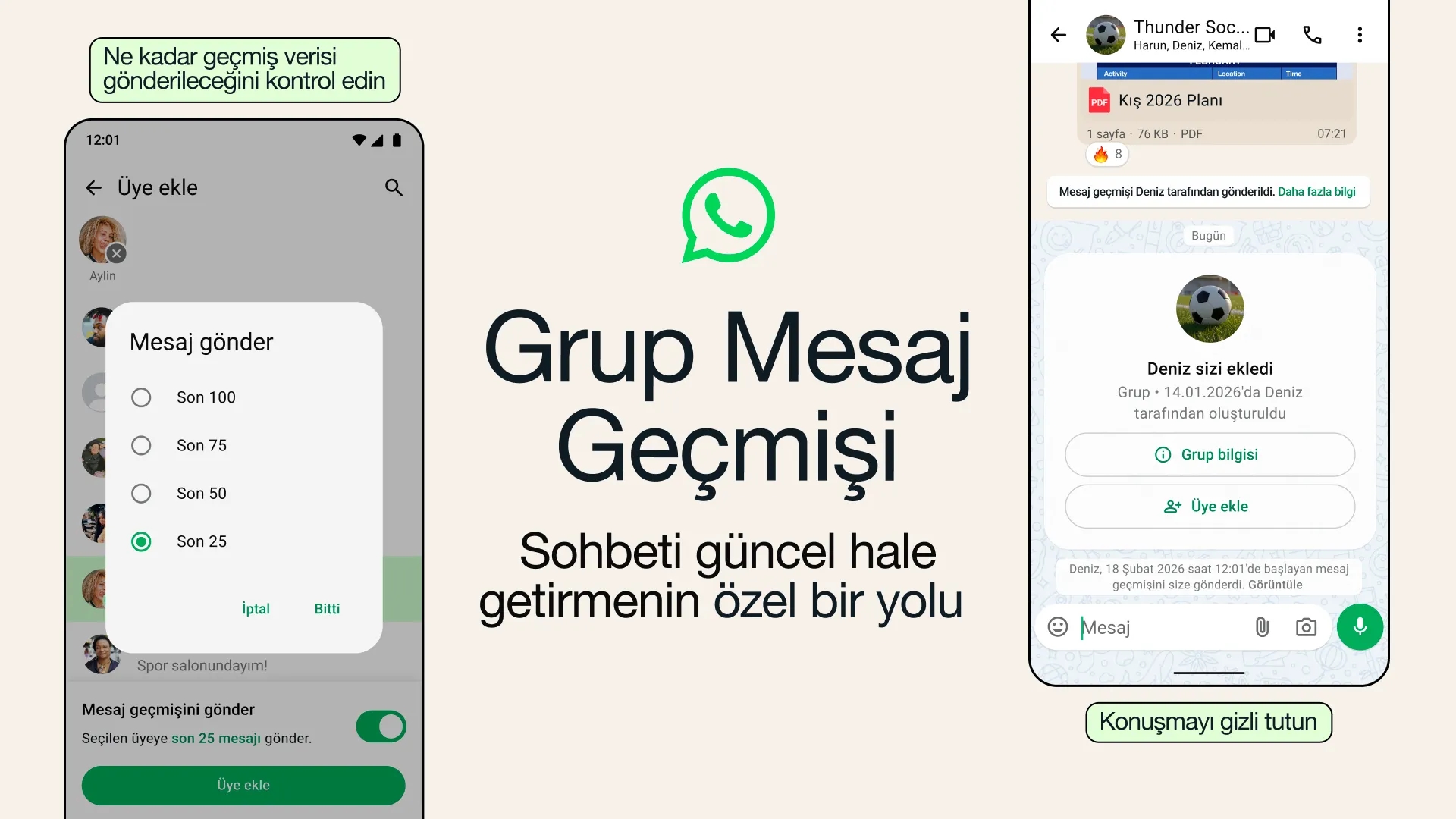 WhatsApp Групна порака историја: баланс меѓу приватноста и контролата која ги рефлектира новите членови