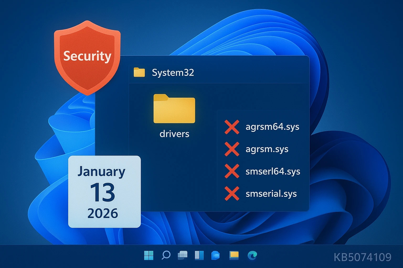 Windows 11 KB5074109: Промени во возачите на модеми и безбедност