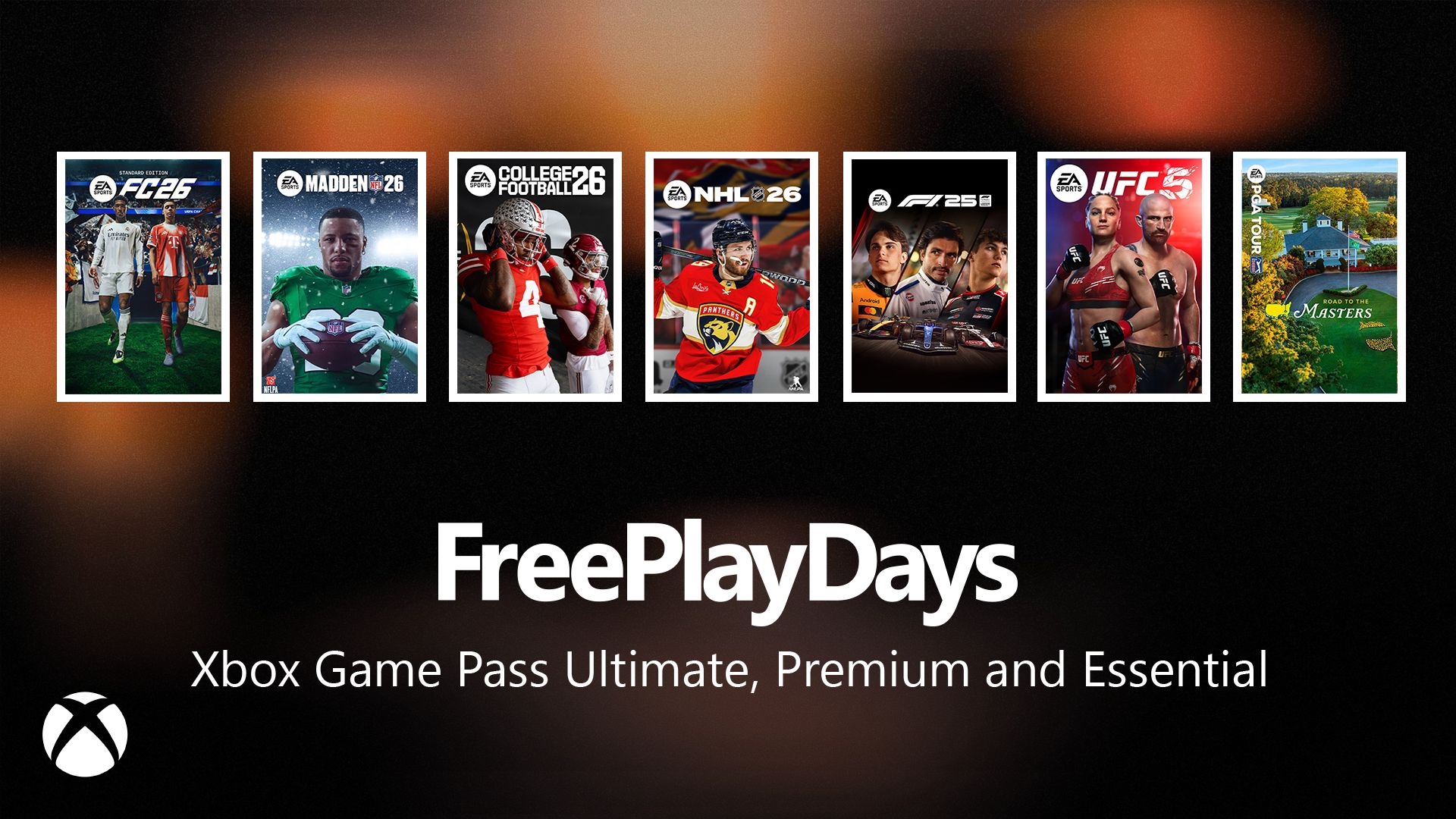 Xbox Free Play Days: EA Sports FC 26, Madden 26 и други бесплатни игри
