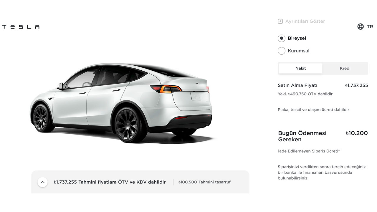 Tesla Model Y Турција цена ажурирање и детали за испорака