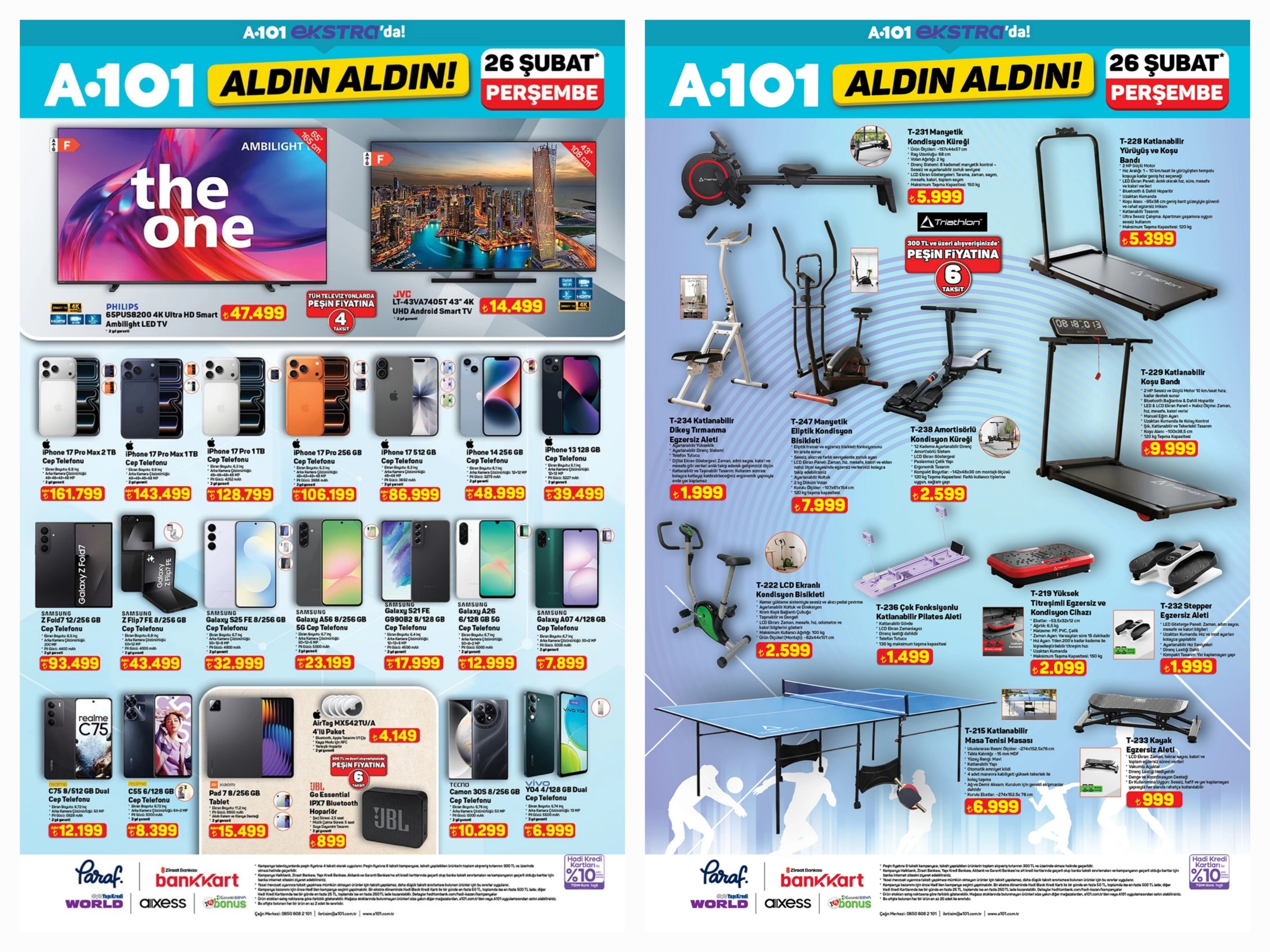 A101 Ekstra Работна недела Технолошки производи: од iPhone до Galaxy Z Fold 7 широк асортиман