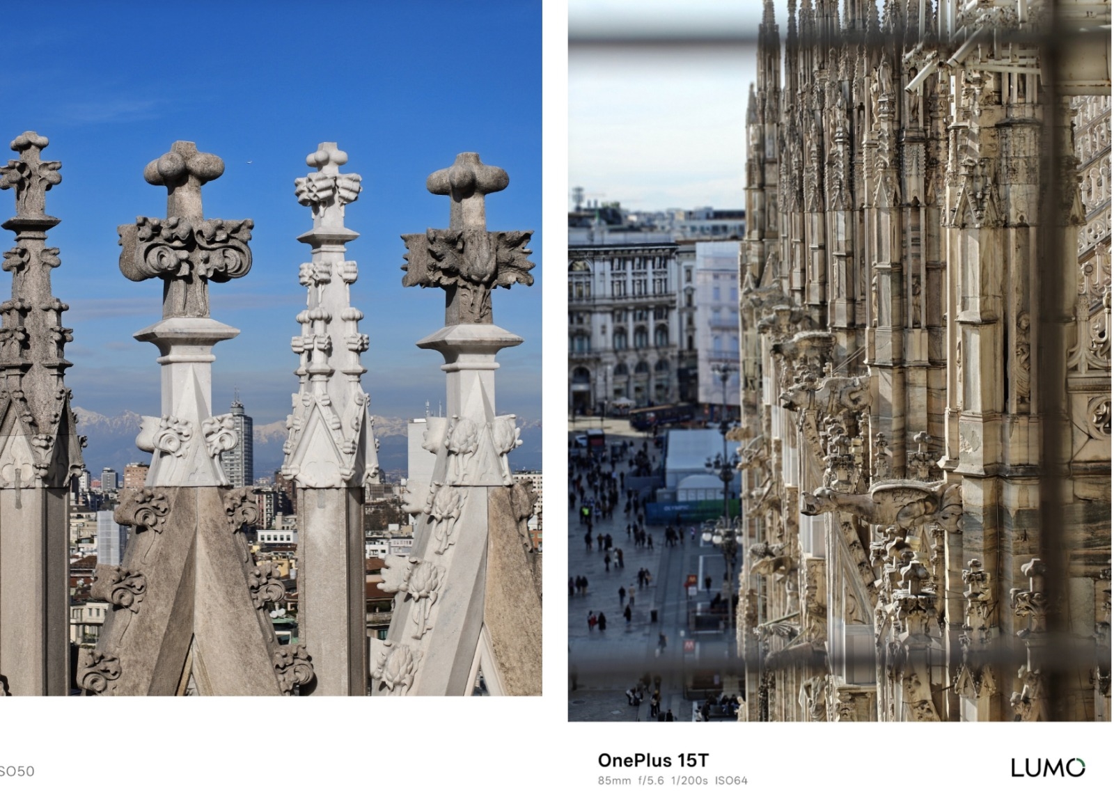 OnePlus 15T Камерни протекоци: 3,5x Оптички зумирање со перископ од 50 МП