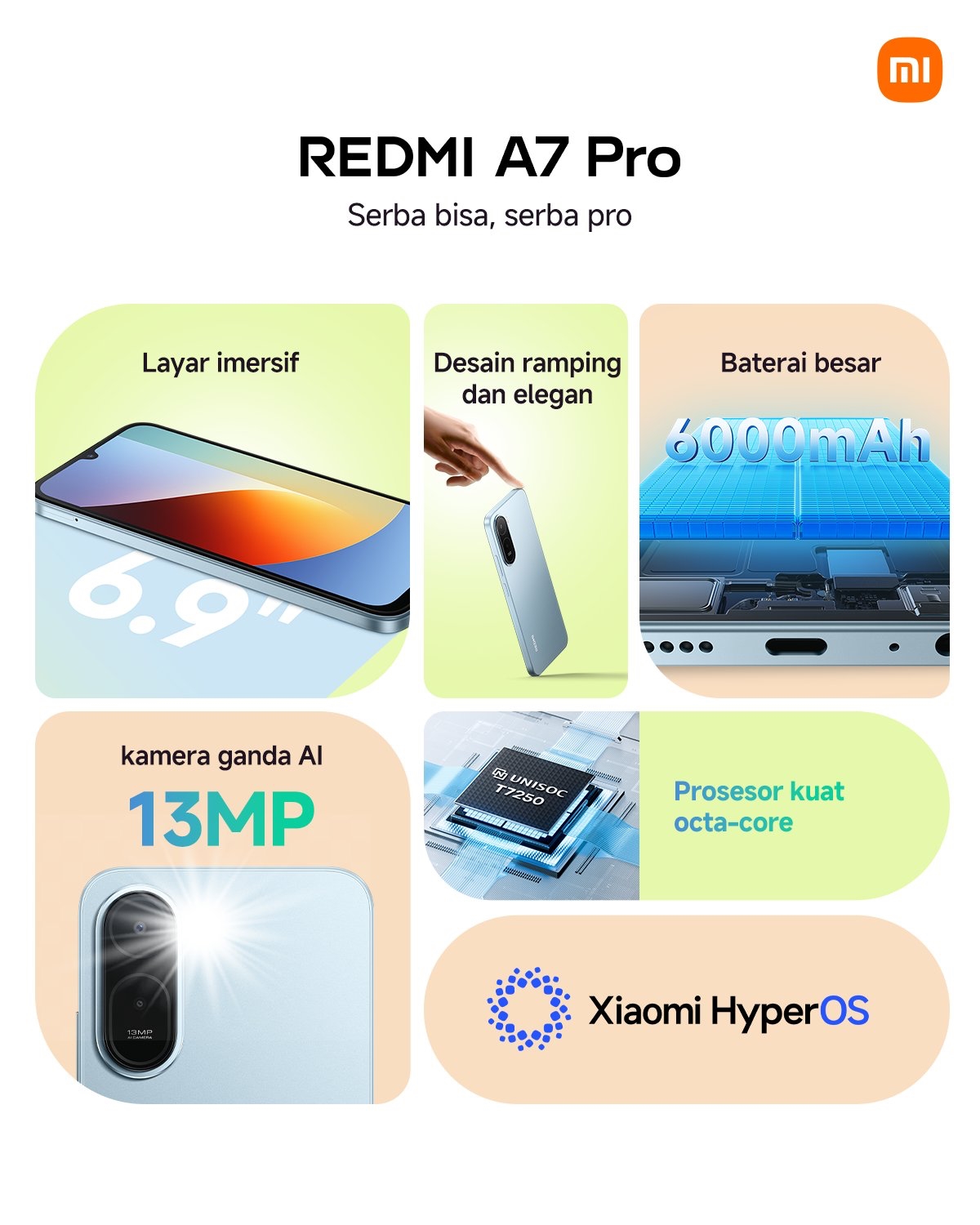 Xiaomi Redmi A7 Pro: Поволно Мобилно Уред со 6.9 инчен 120Hz Екран и 6000 mAh Батерија